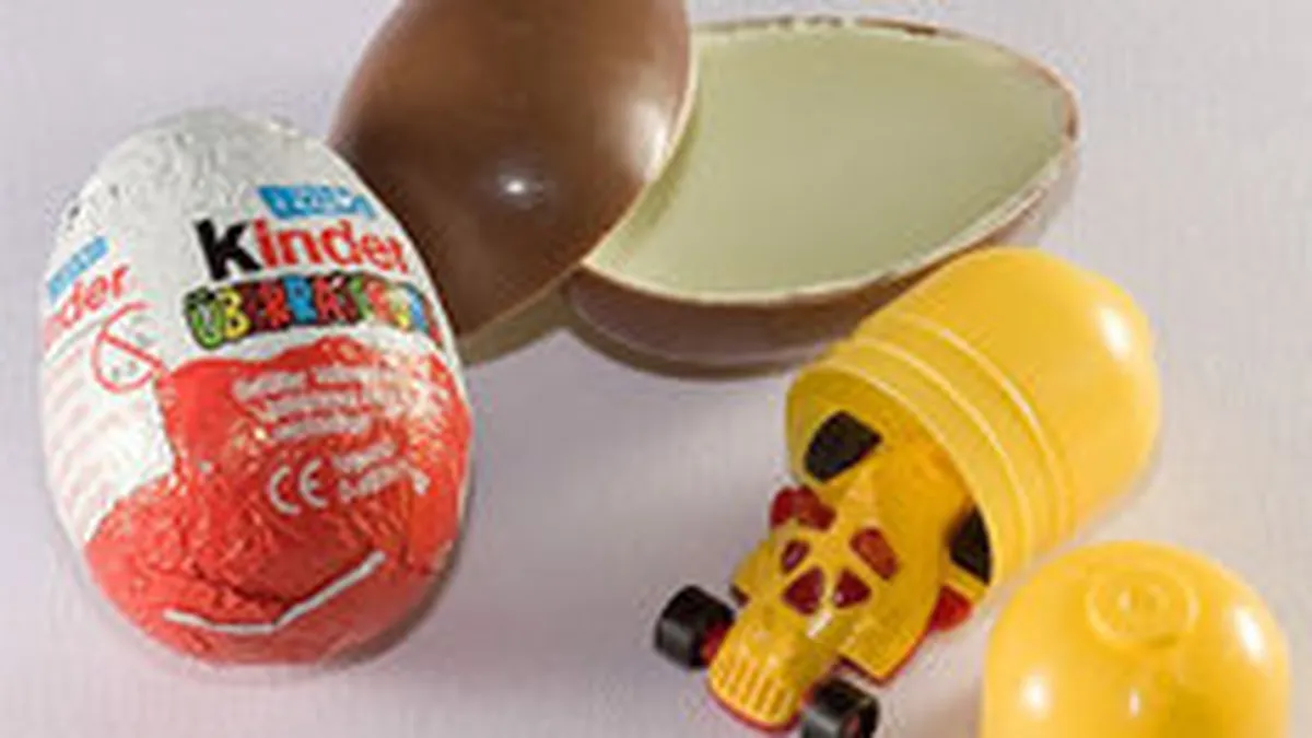 Ouale de ciocolata cu jucarii, considerate produse de contrabanda in SUA