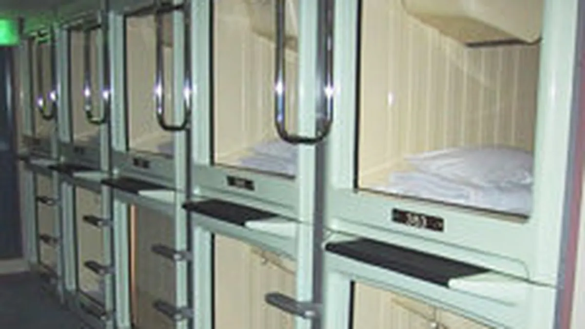 Nou trend hotelier in China: Camere-sertar pentru turisti cu buget redus