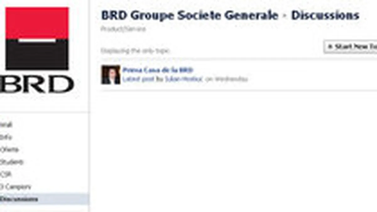 BRD muta discutiile Prima Casa pe Facebook