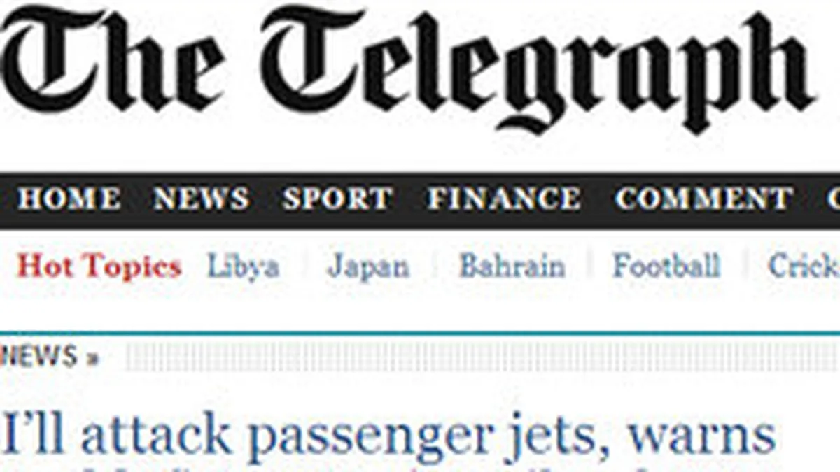 Revenirea publicitatii a crescut profitul Telegraph Group cu 11% in 2010