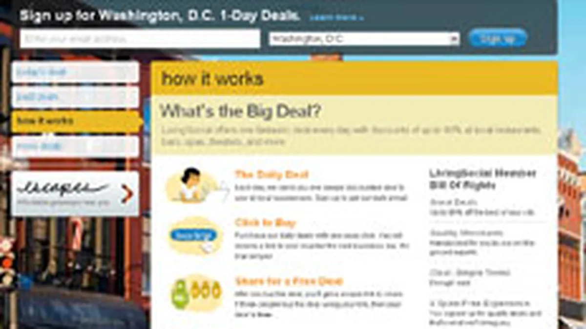 LivingSocial primeste finantare de 400 mil. $