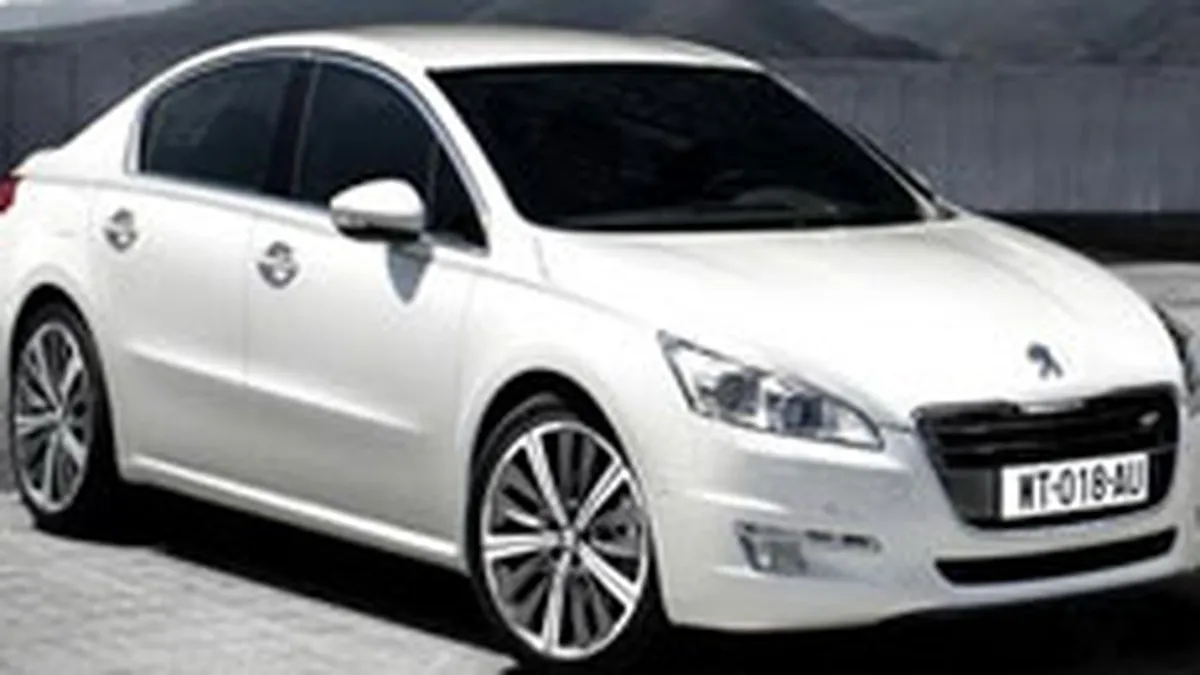 Noul Peugeot 508, disponibil in Romania cu preturi cuprinse intre 21.800 si 37.000 euro
