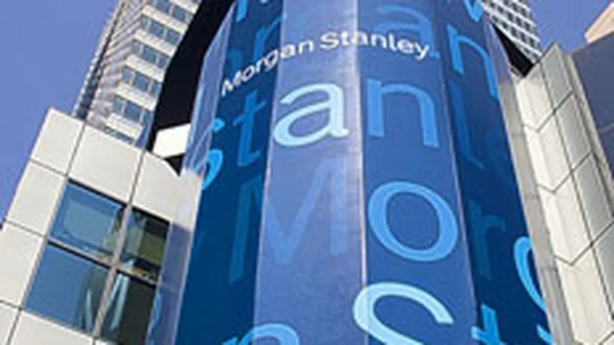 Profitul Morgan Stanley a scazut la jumatate in primul trimestru