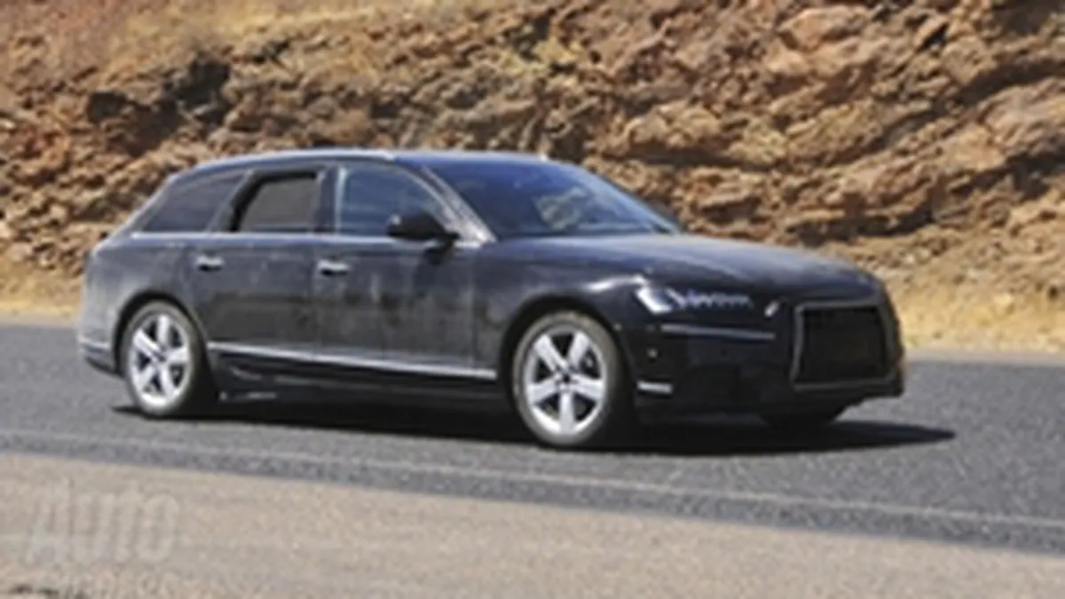 Noul Audi A6 Avant. Primele imagini fara camuflaj