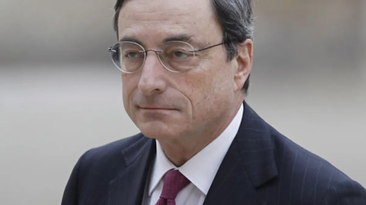 Ministrii de finante din zona euro sustin candidatura lui Mario Draghi la sefia BCE