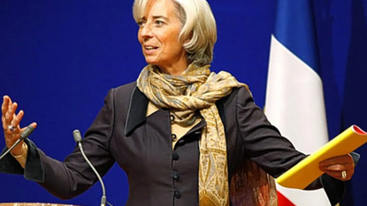 Christine Lagarde isi va anunta astazi candidatura la sefia FMI