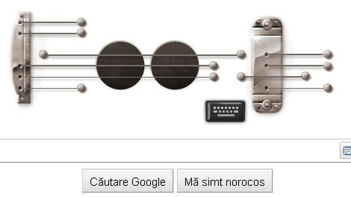 Google isi schimba logo-ul pentru a sarbatori 96 de ani de la nasterea marelui chitarist Les Paul
