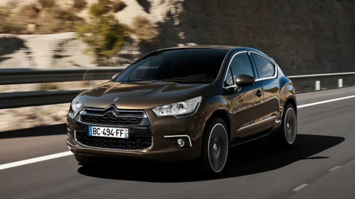 Citroen DS4, lansat in Romania cu un pret de pornire de 19.890 euro cu TVA