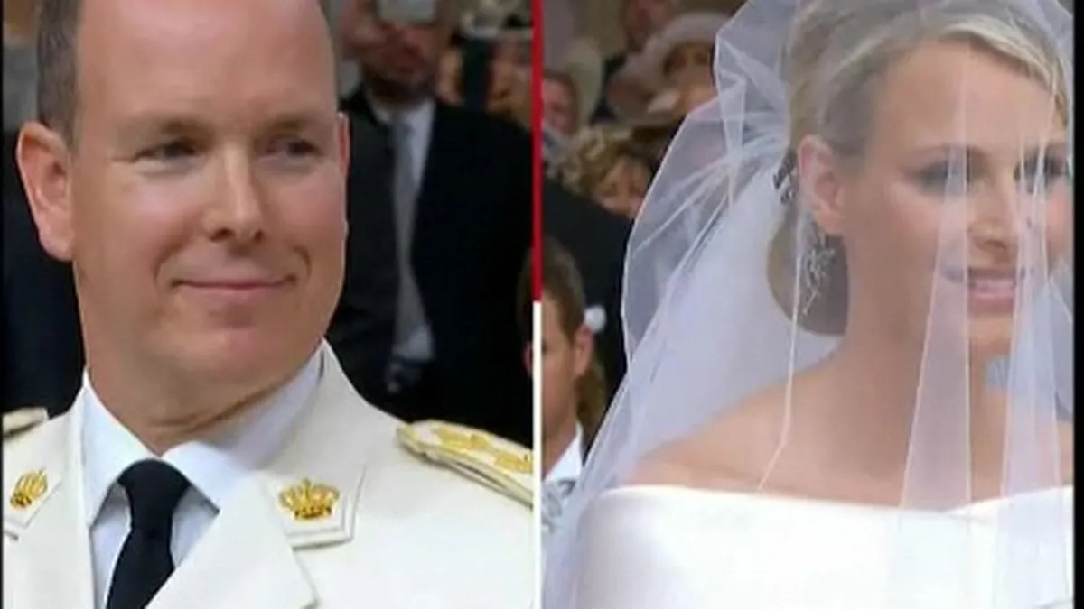 Peste 4.300 de invitati la nunta din Monaco. Vezi povestea in imagini