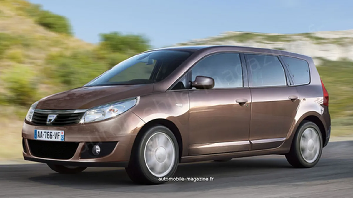 Cum arata noul monovolum pe care vrea sa-l lanseze Dacia (Galerie foto)