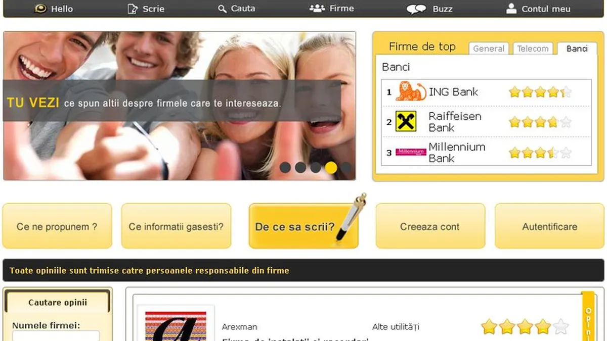 Zeci de mii de euro pentru o platforma de comunicare intre consumatori si companii