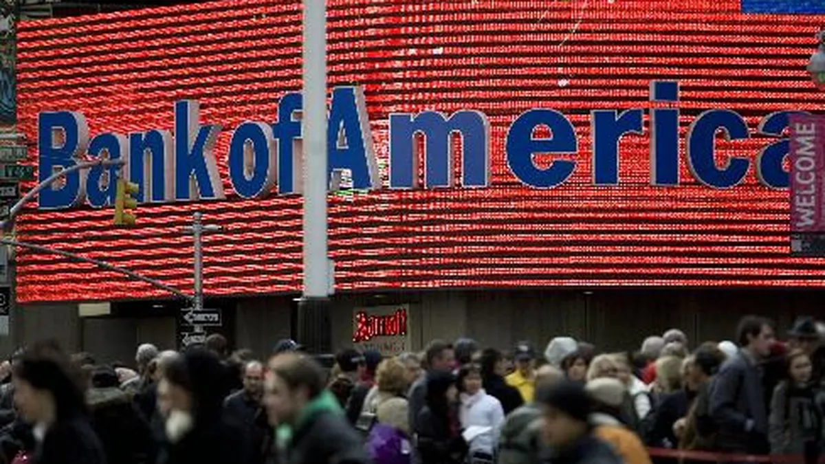 Bank of America: Pierderi record, de 8,8 mld. $ in T2