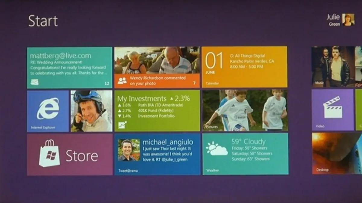 Microsoft a prezentat noi detalii despre Windows 8. Vezi ce stie sa faca noul sistem de operare (Galerie foto)