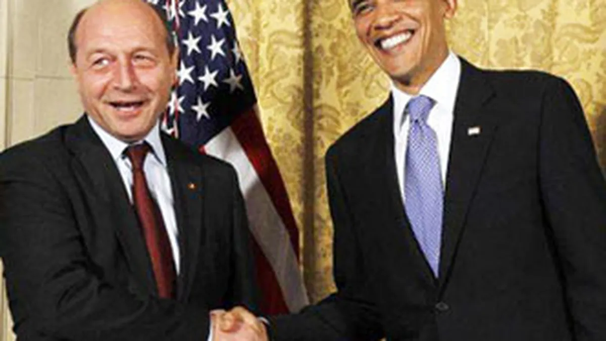 Basescu se intalneste cu Obama la Casa Alba