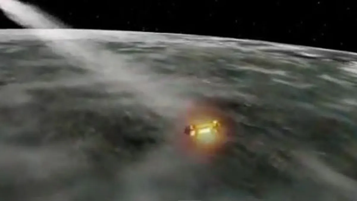 Satelitul american de marimea unui microbuz a cazut pe Pamant