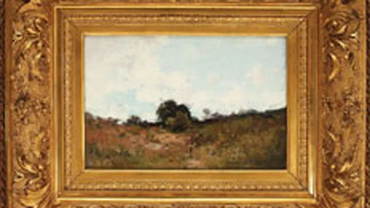 Un tablou de Grigorescu, scos la vanzare cu 60.000 euro