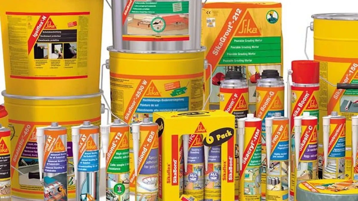 Romanii vor cumpara in acest an produse chimice pentru constructii in valoare de 300 mil. euro