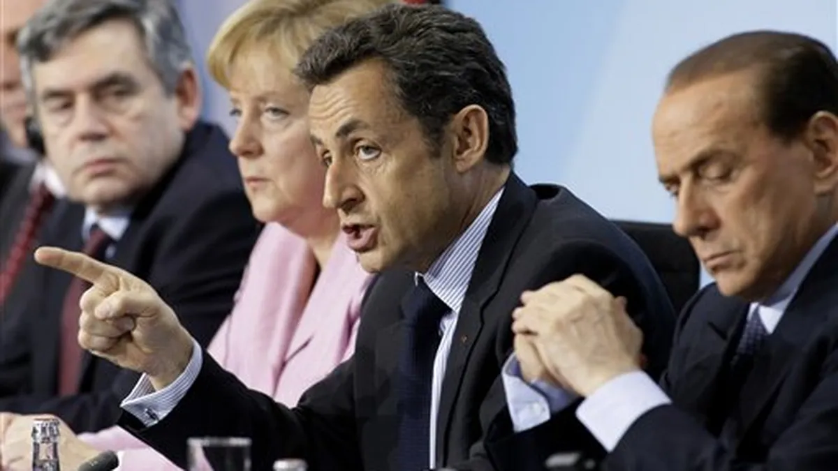 Liderii europeni analizeaza introducerea unui program de garantii pentru a sustine bancile