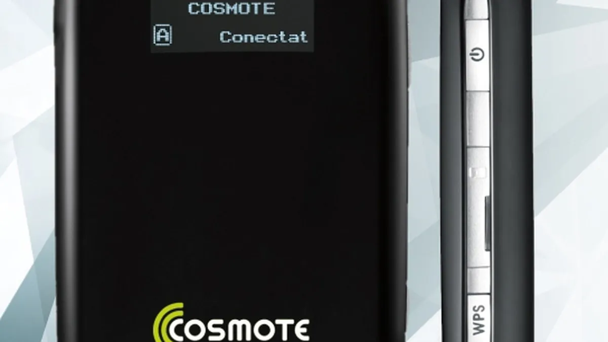 Cosmote lanseaza pe piata un modem mobil Wi-Fi