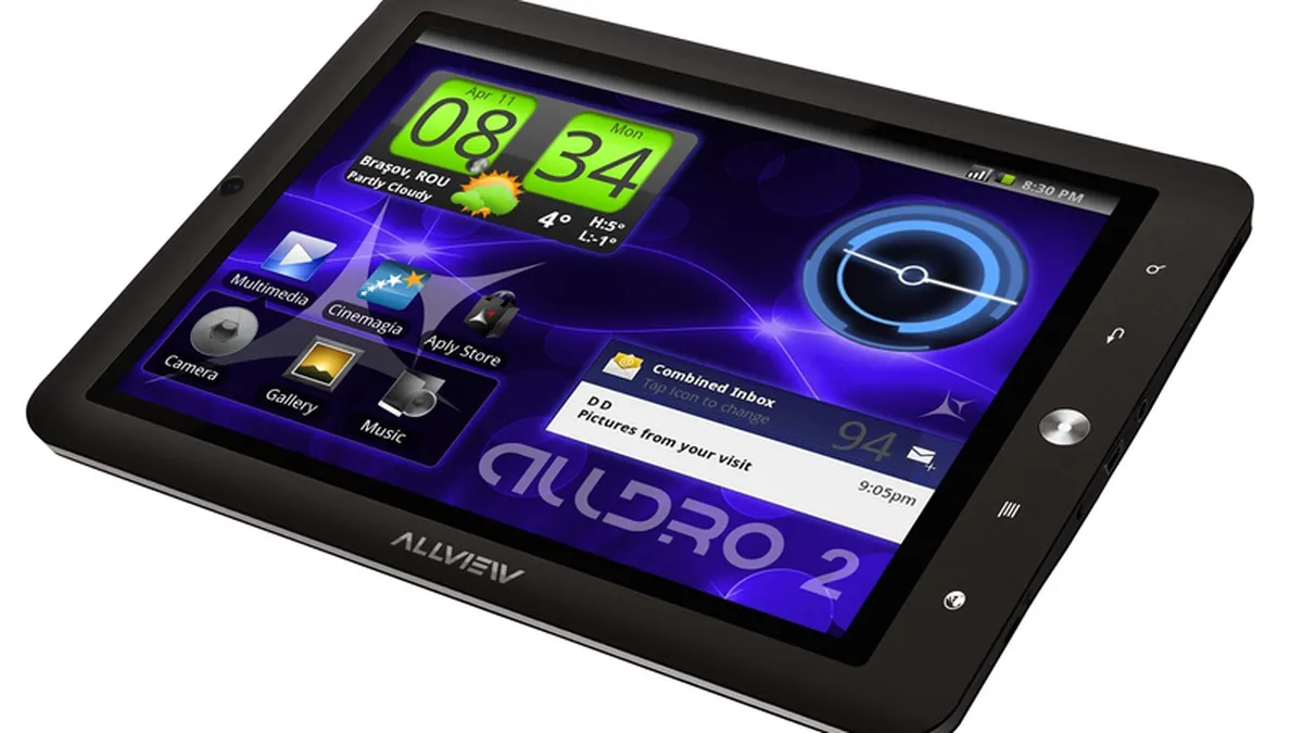 Allview scoate pe piata a doua versiune a tabletei AllDro, pentru preturi de la 749 lei