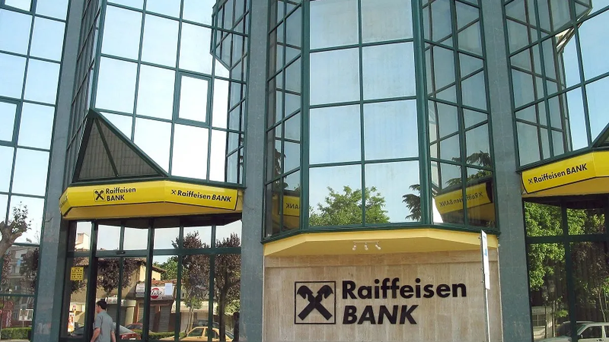 Raiffeisen Bank, profit cu aproape 30% mai mic la noua luni