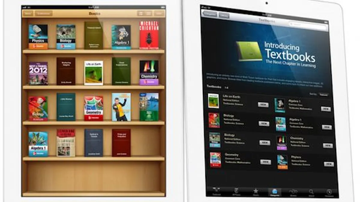 350.000 de manuale scolare au fost descarcate din magazinul Apple in doar trei zile