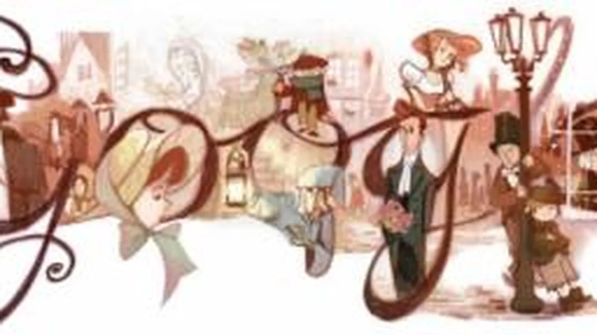 Google il omagiaza pe Charles Dickens