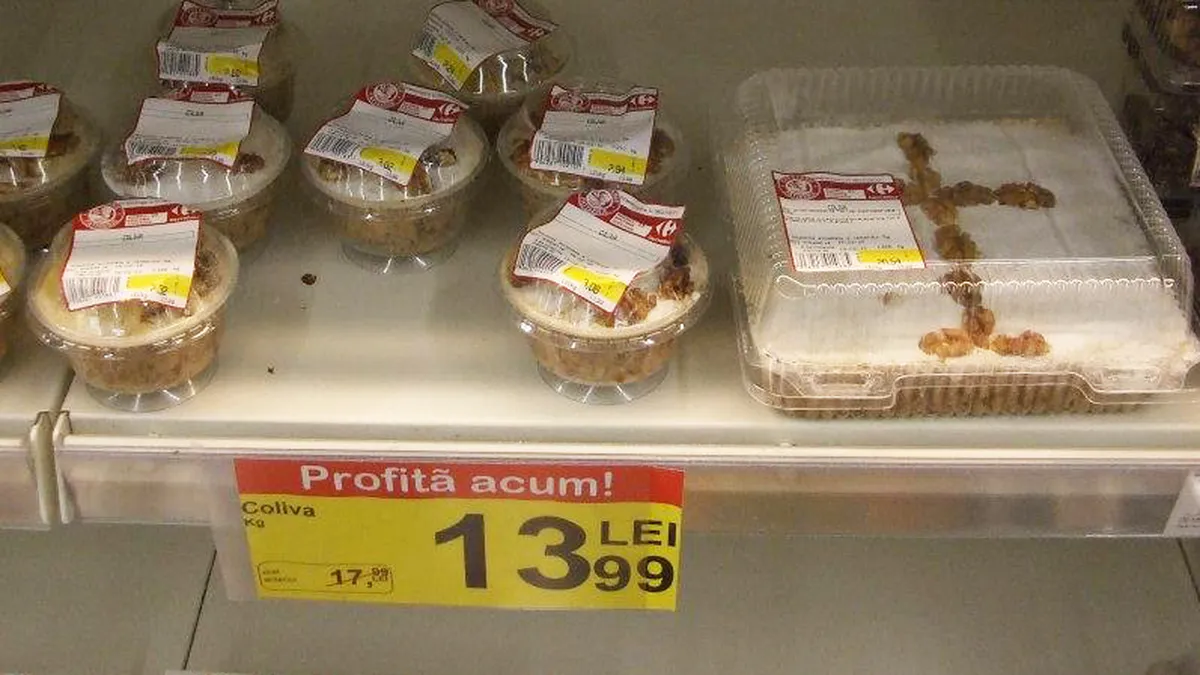 Coliva in hipermarket. Cum profita retailerii de Sambata Mortilor