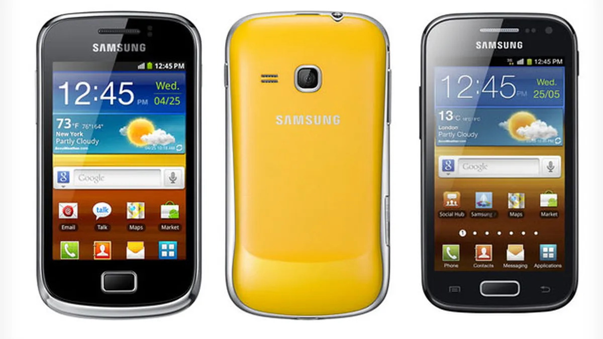 Samsung lanseaza noile Galaxy Ace 2 si Galaxy mini 2. Vezi cand vor intra pe piata locala