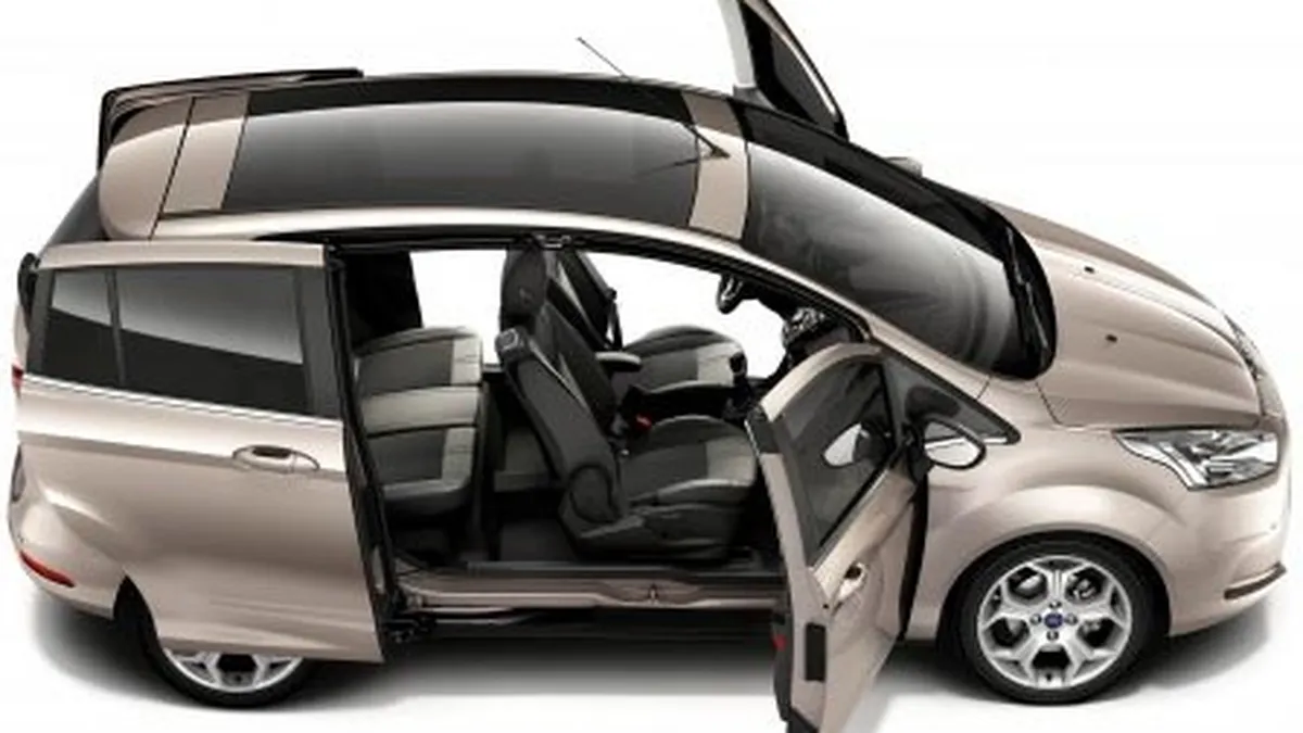 Ford B-Max, de la Craiova la Barcelona. Prima masina gadget din lume (Video)