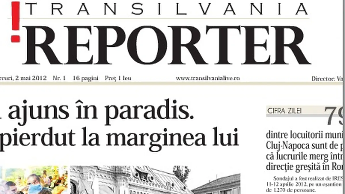 Dancu a transformat Mesagerul de Cluj in Transilvania Reporter