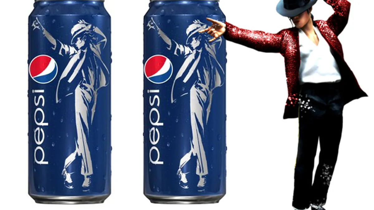 Michael Jackson, pe 1 miliard de cutii Pepsi