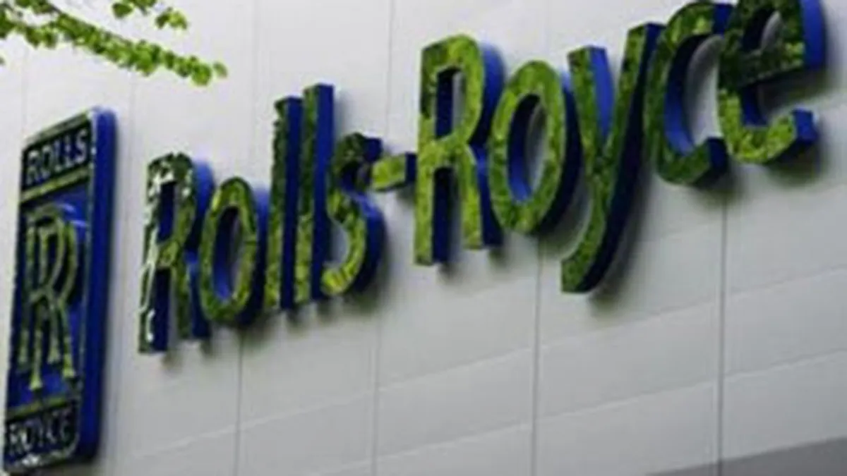 Rolls Royce a semnat un contract de 3,3 mil. euro in Romania