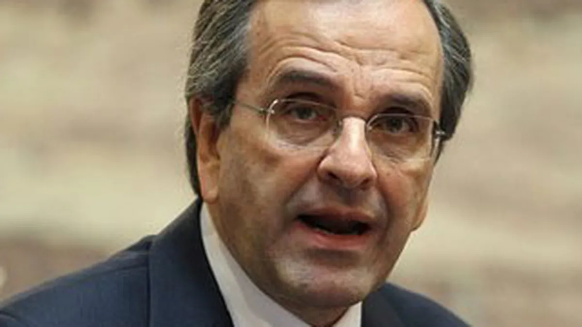 Liderul dreptei din Grecia, Antonis Samaras: Nu vom iesi din zona euro