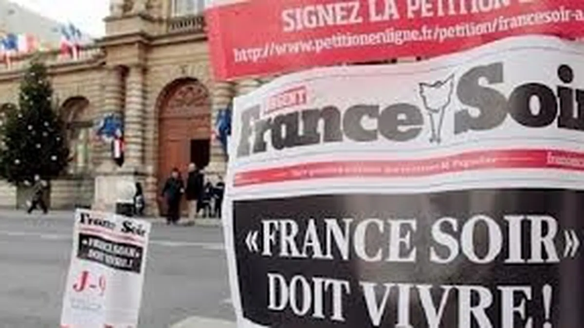 Cotidianul France Soir a fost inchis, la 70 de ani de la infiintare