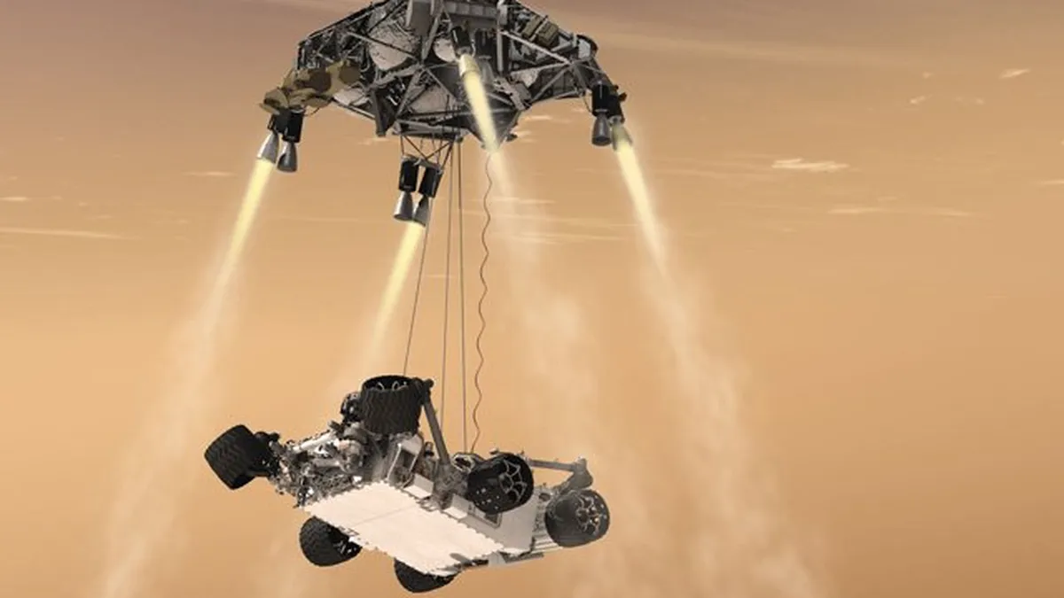 Misiune istorica. Robotul Curiosity a ajuns pe Marte