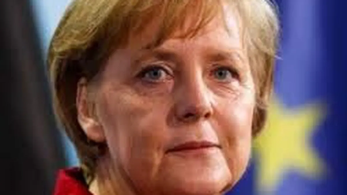 Angela Merkel sustine propunerea lui Draghi de a conditiona ajutorul din partea BCE