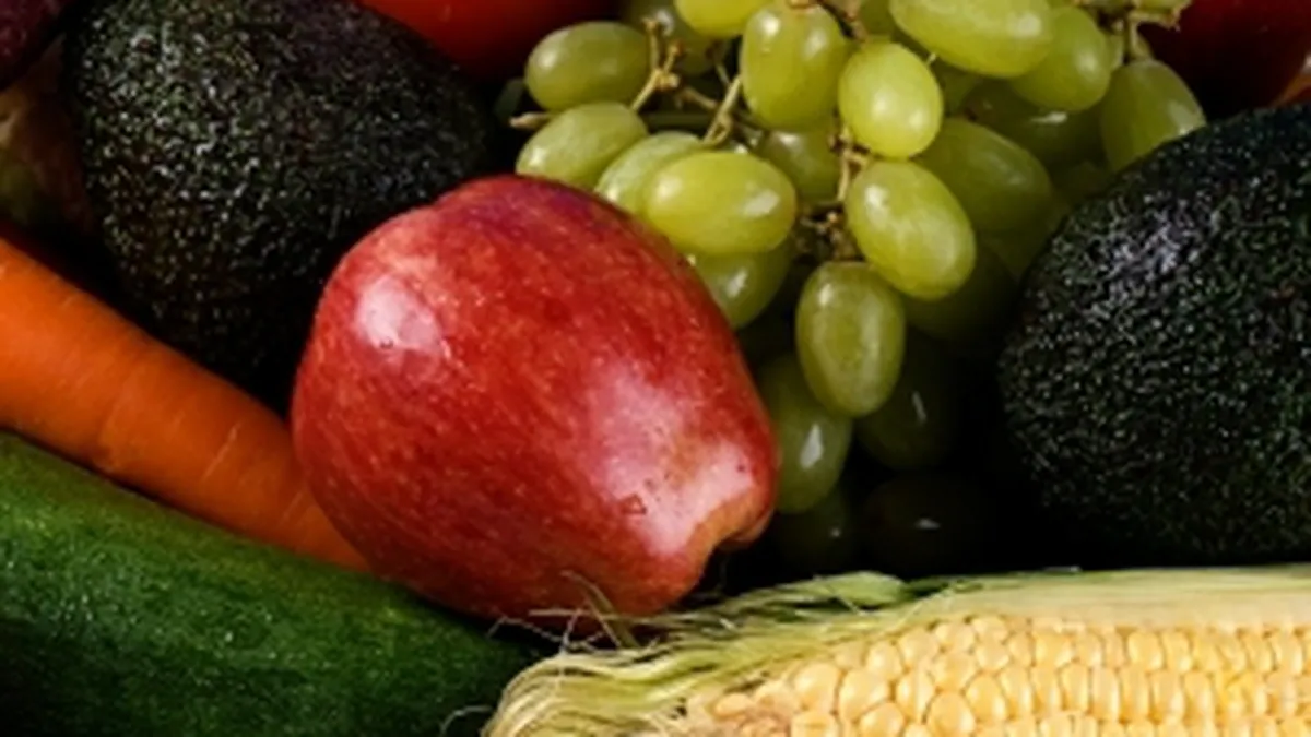 Productia de legume si fructe, cu 40% mai mica