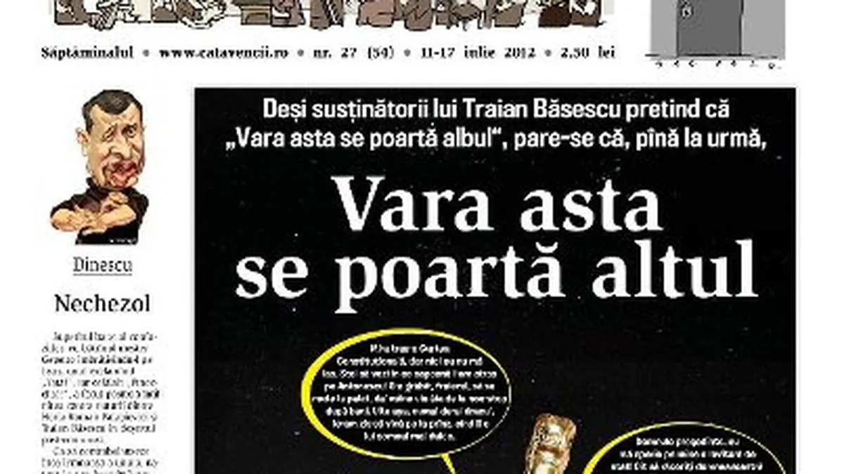 Catavencii parasesc trustul lui Patriciu. Mircea Dinescu si Doru Buscu, noii proprietari