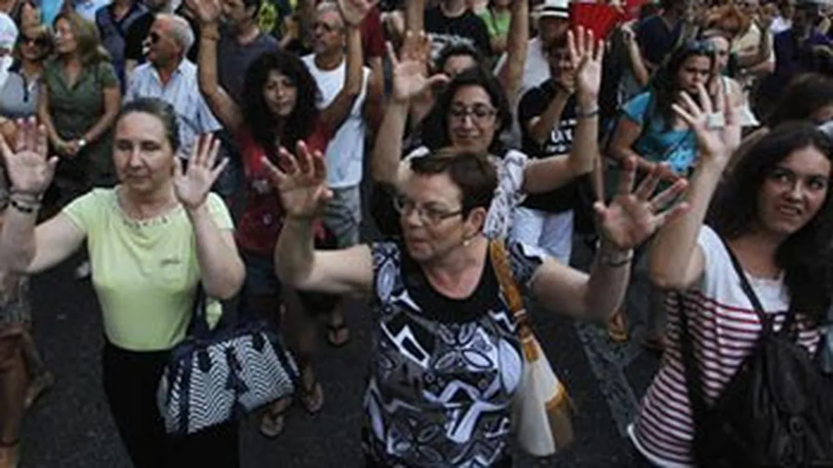 Mii de oameni au iesit in strada la Madrid