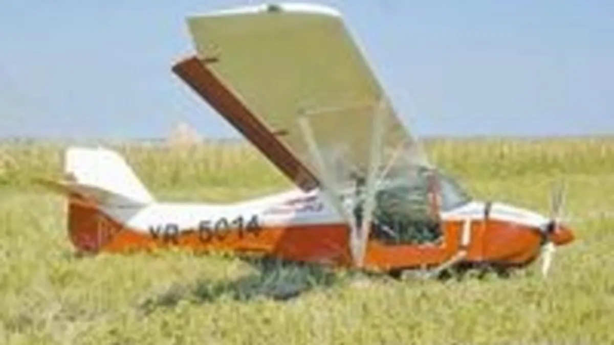 Un avion s-a prabusit in Giurgiu