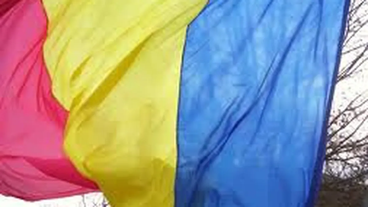 Un tricolor urias a fost descoperit pe frontispiciul Palatului Victoria