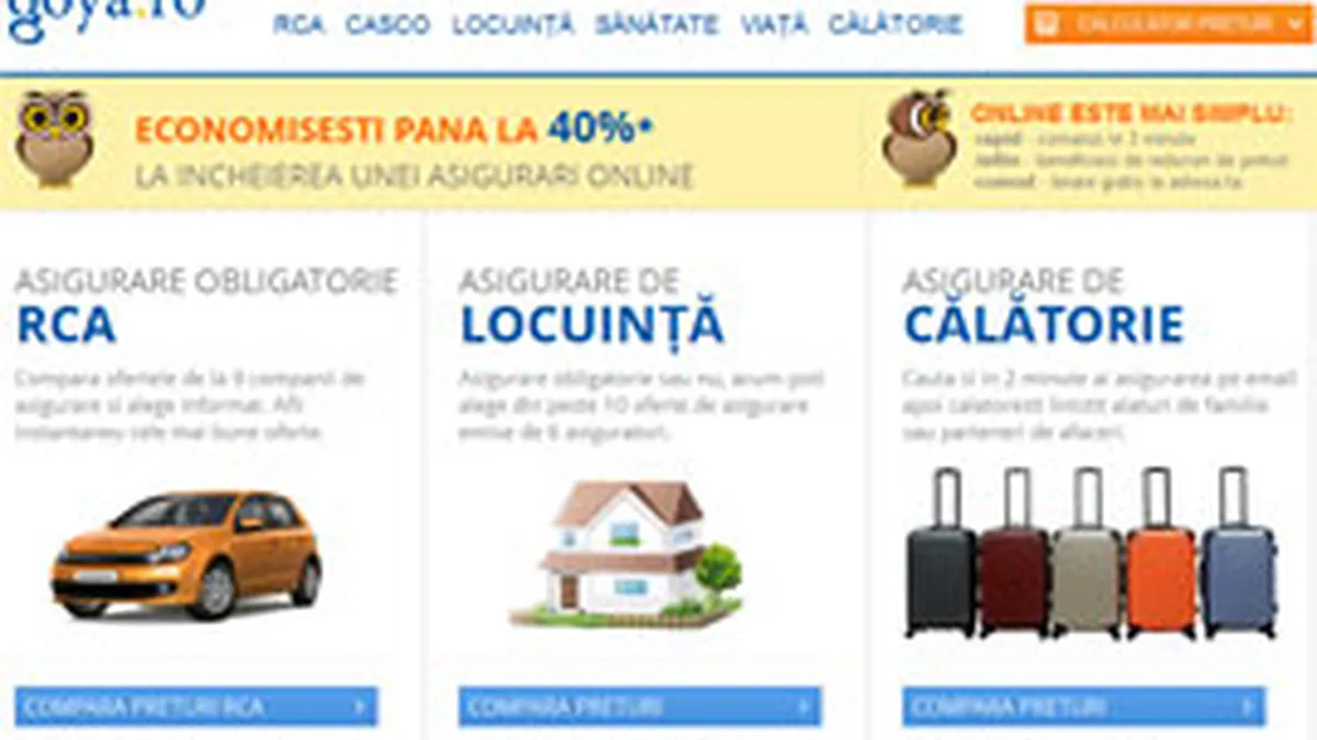 Investitie de peste 600.000 euro intr-un proiect online de asigurari