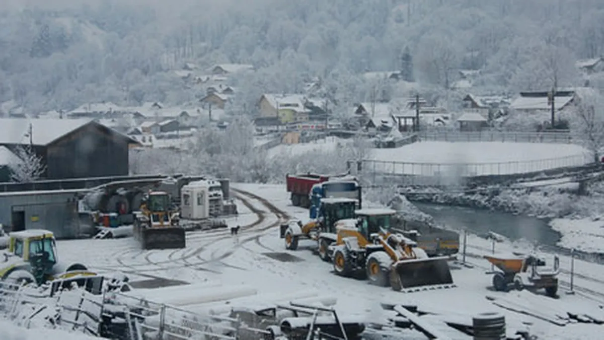 ANM a restrans avertizarea Cod Galben de ninsori la 9 judete