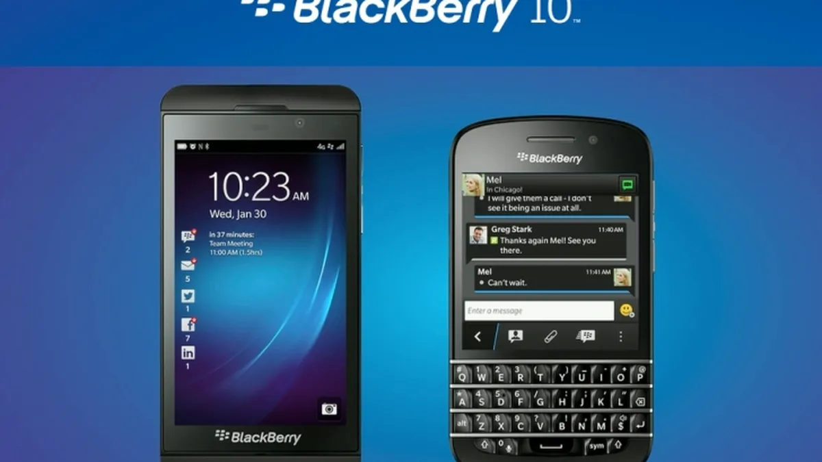 BlackBerry se reinventeaza. Cum arata noile smartphone-uri Z10 si Q10