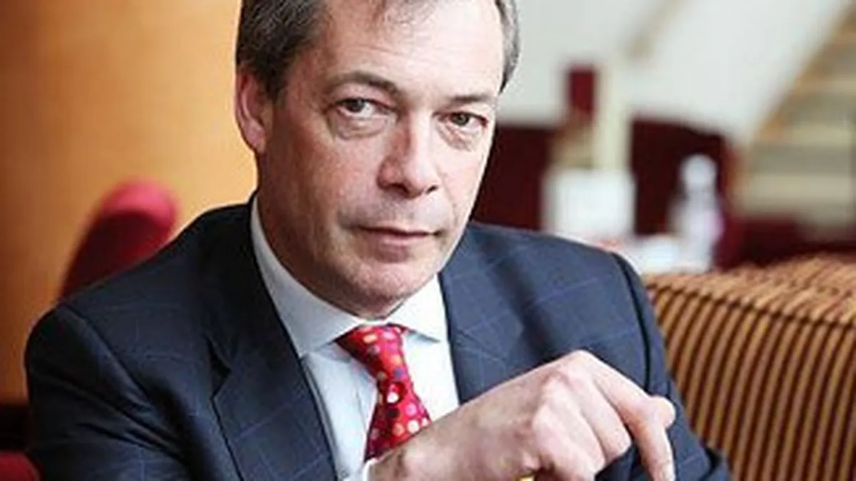 Nigel Farage: Romania si Bulgaria nu trebuia primite in UE (Video)