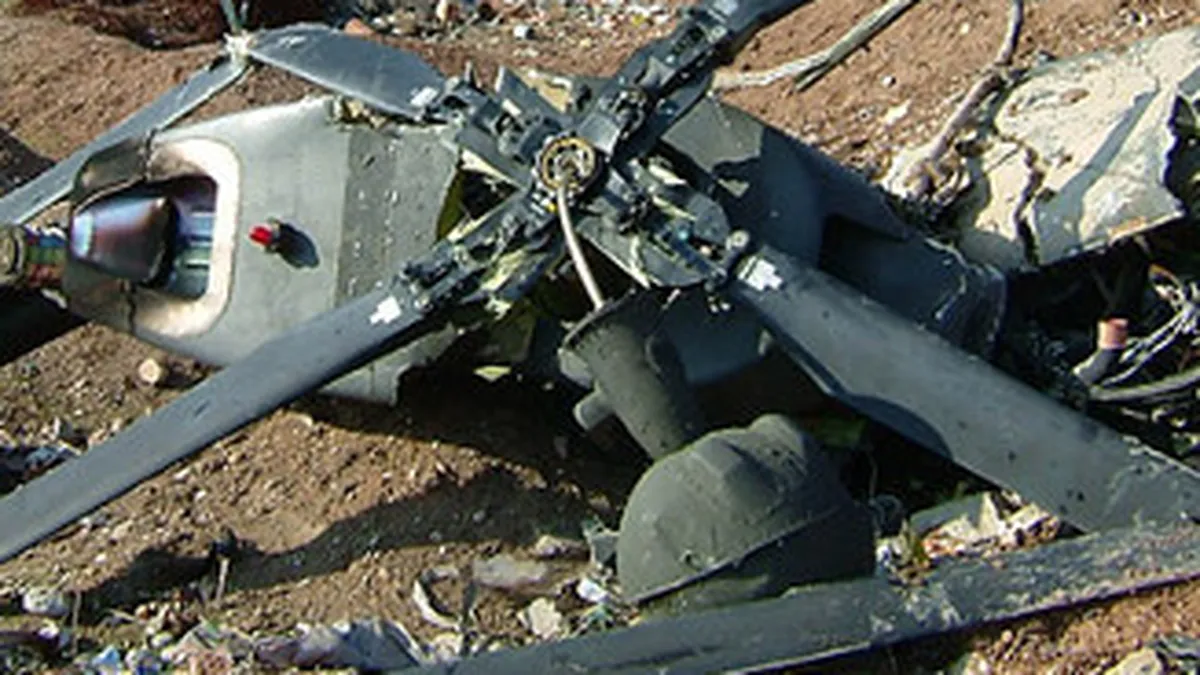 Doua elicoptere s-au prabusit la Berlin in timpul unui exercitiu al politiei