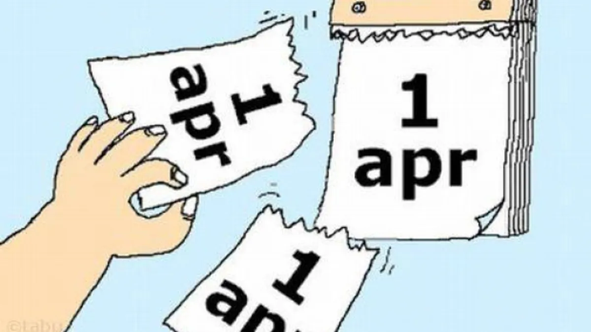 Cum a ajuns  1 aprilie - Ziua pacalelilor