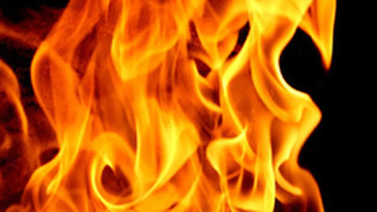 Incendiu puternic in Centrul Vechi al Capitalei