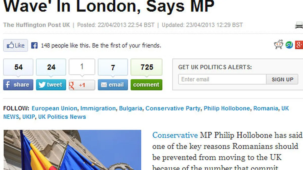 Teoria Invaziei: Ce ascunde campania mediatica anti-romani din Marea Britanie